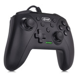 Controle Gamer Usb Pc, Ps3, Switch, Android Com Fio Preto