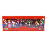 Kit De Minifiguras Coleccionables De Super Mario Con 6