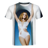 Camiseta Casual Neutra Con Estampado 3d De Kylie Minogue