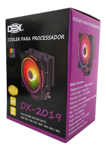 Cooler Universal Dex Dx-2019 Processador Intel E Amd.