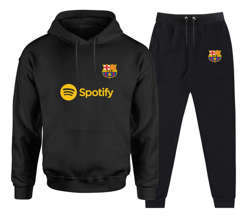 Conjunto De Moletom Masculino Time De Futebol Barcelona