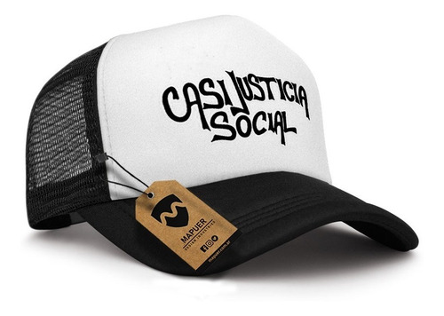 Gorra Callejeros Casi Justicia Social Rock - Mapuer Remeras