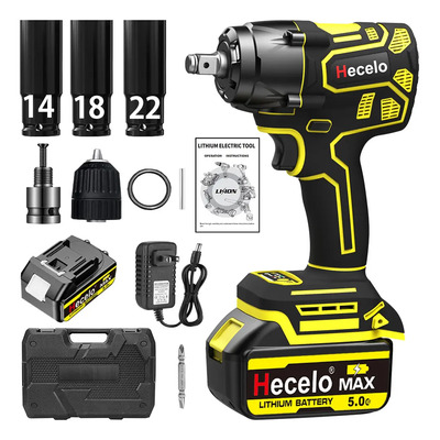 Hecelo Llave De Impacto Inalámbrico De Kit 600n.m Con De Litio | Envío gratis