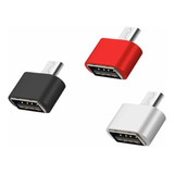 Adaptador Otg Tipo C A Usb Hub Usb Memoria Celular Universal