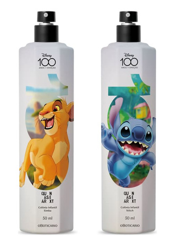 Quasar Next Disney100 Kit Duo Colônia Infantil