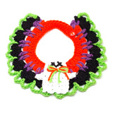 Disfraz Halloween Fantasma Collar Crochet Ropa Amigurumi