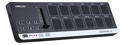 Controlador Midi Portable Worldde Easypad.12 12 Tambor Midi