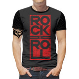 Camiseta Rocker Rock Masculina Moto Banda Adulto Roupa Blusa