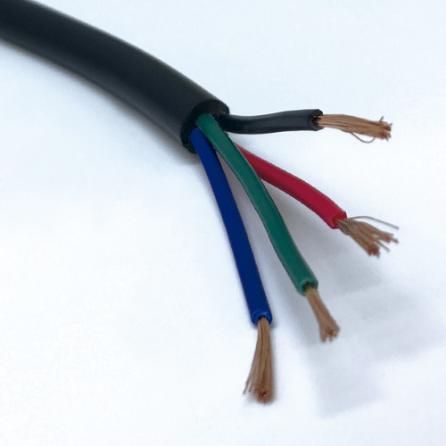 Cable Rgb Para Exterior 1mm 18 Awg Tiras Luces Led Por 30m