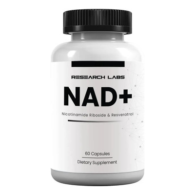 Suplemento Nutricional Deportivo Research Labs NAD+ Resveratrol 60 Cápsulas | Envío gratis