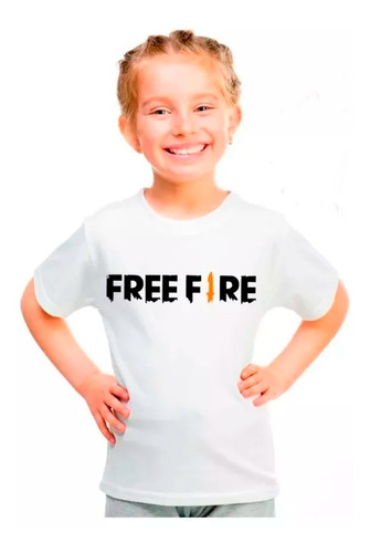 Polera Free Fire Niño/niña/jovenes