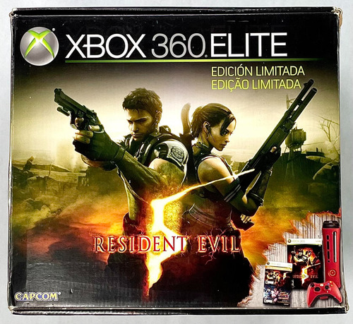 Consola Xbox 360 Edición Limitada Resident Evil 5 Rtrmx