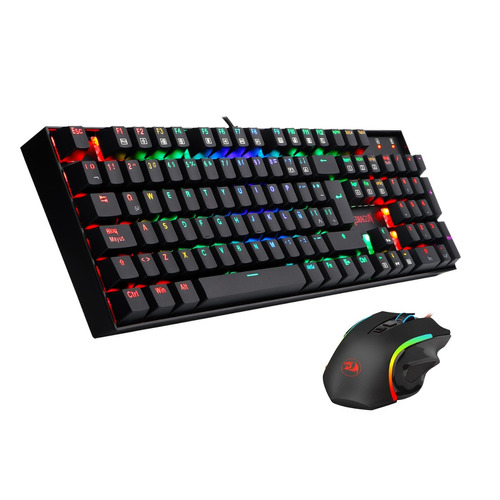 Combo Gamer Redragon Teclado Mitra Mecánico + Mouse Griffin