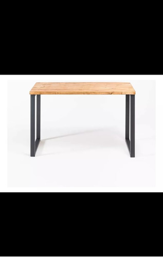 Mesa Comedor Escritorio De Hierro Y Madera 120x60x75