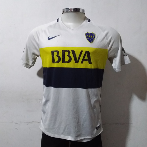 Camiseta Boca Suplente 2016 Blanca Nike Original Talle L