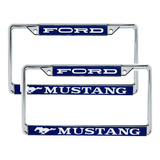 Par De Marcos Porta Placas Ford Mustang 65 73