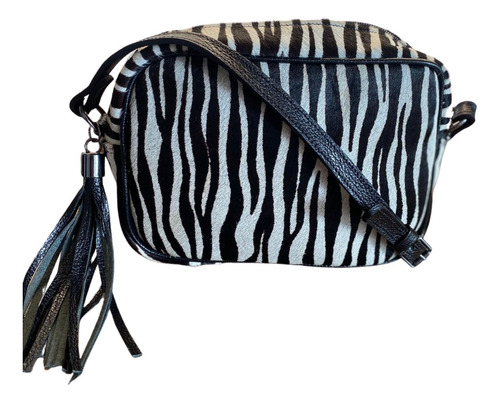 Bolsa Zebra Couro Baú ** Couro Legítimo **