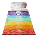 Toalla De Bohemia Individual Arco Iris 7 Chakra Tapestry Man