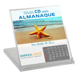 Caja Cd Calendarios Almanaque Acrilica Plastica Souvenir 100