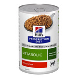 Hills 12 Latas Alimento Perros Metabolic .370 Gr Canine