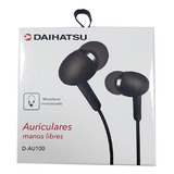 Auriculares In-ear Con Cable D-au100 Daihatsu Ag Oficial