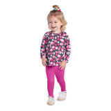 Conjunto Infantil Menina Kyly Blusa Meia Malha E Legging 37