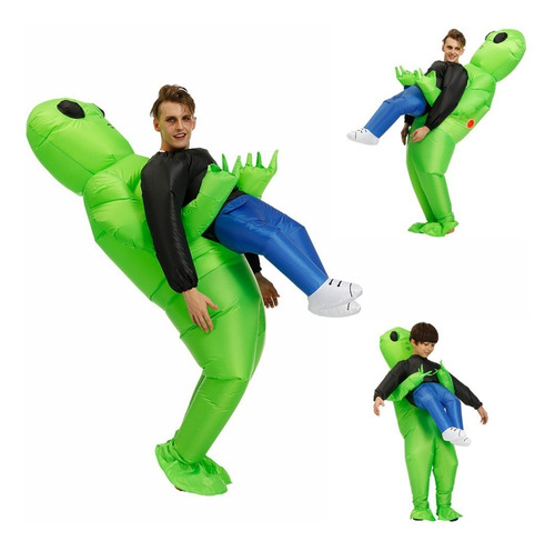 Alien Inflable Disfraz Traje Mujer Hombre Navidad Halloween