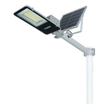 Reflector Led 200w Luminaria Solar Exterior Fotocelula C/rem