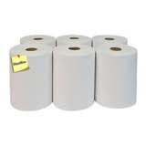 4 Rollos Bobinas Papel Tissue Toalla 20cm X 200mts Blanco