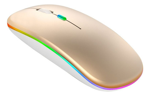 Mouse Inalámbrico Led,  Recargable 2.4g Usb  Bluetooth Rgb