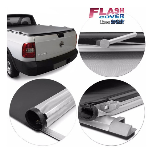 Lona Flash Cover Roller P/ Saveiro C/ Extendida 2010 2019