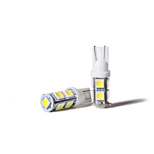 Led Smd - 12961 T10 - 12v 1,5w Blanco - 9 Led