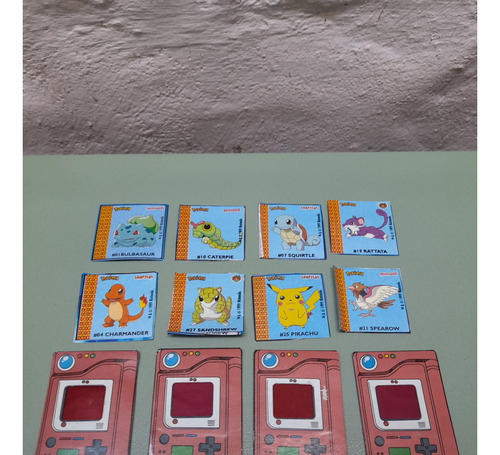 Stickers Pokemon Bagley Primera Generacion Incluye Pokedex