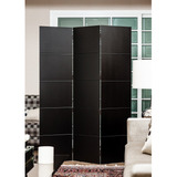 Biombo Frisado Preto 180x135cm Casablanca