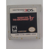 Resident Evil 3d The Mercenaries Nintendo 3ds