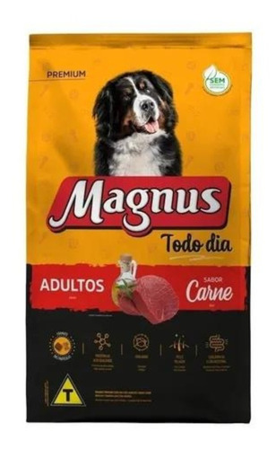Ração Magnus Para Cães Médio/grande Todo Dia Carne 15kg