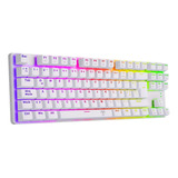 Teclado Gamer Mecánico Tkl T-dagger T-tgk315w Bora Rgb, Blue