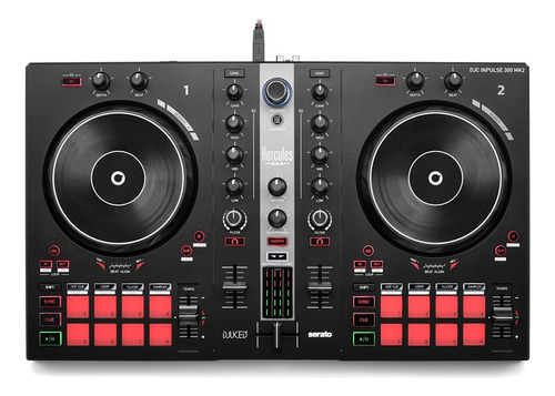 Controlador Dj Hercules Djcontrol Inpulse 300 Mk2 Negro