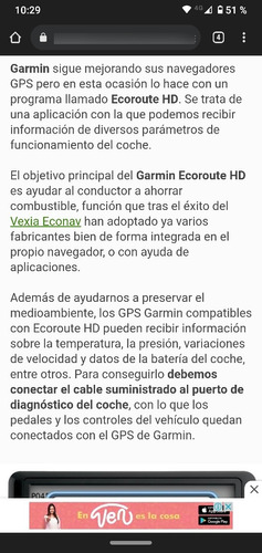 Obd2 Garmin Ecoroute Hd Para Gps Y Android Garmin Mechanics Foto 7