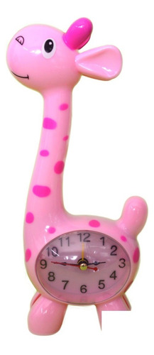 Reloj Despertador Decorativo Infantil Diseño Jirafa Feliz