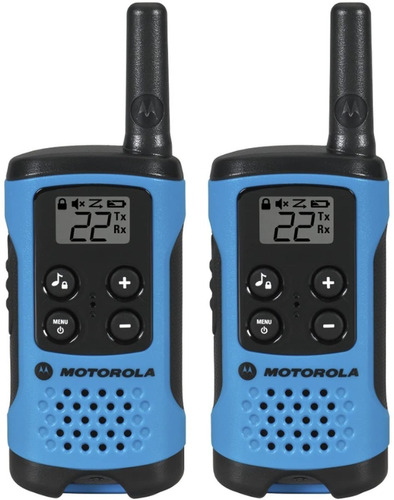 Radio Walkie Talkie - Motorola T100 - X2 Und - Azul