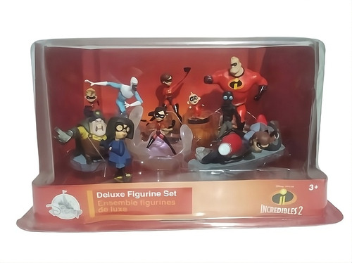 Los Increibles Pack De 10 Figuras 