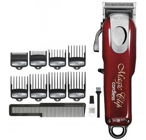 Maquina De Corte Profesional Cordless Magic Clip Color Rojo