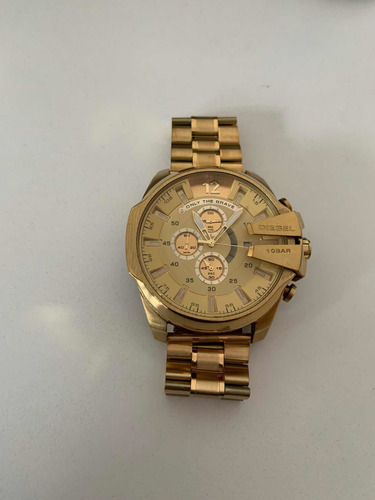 Reloj Diesel Mega Chief Dz4360 Dorado