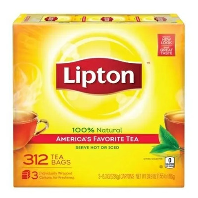Lipton Sobres De Té Negro 312 Sobres | Meses sin interés