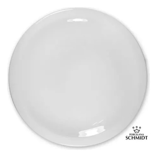 Plato Playo 24cm Porcelana Blanca Schmidt