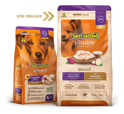 Ração Special Dog Ultralife Adulto Raças Peq. Frango 10kg