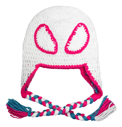 Gorro Tejido A Mano De Spider Gwen Spiderman Crochet :)