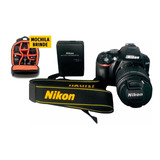 Nikon Kit D5300 18-55mm Af-p Dslr Seminova Cor Preto 