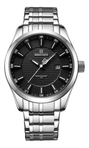 Reloj Naviforce Nf8032 Hombre, Acero Inoxidable, Plateado